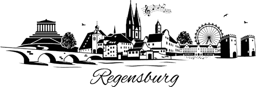 Städtemotiv Regensburg